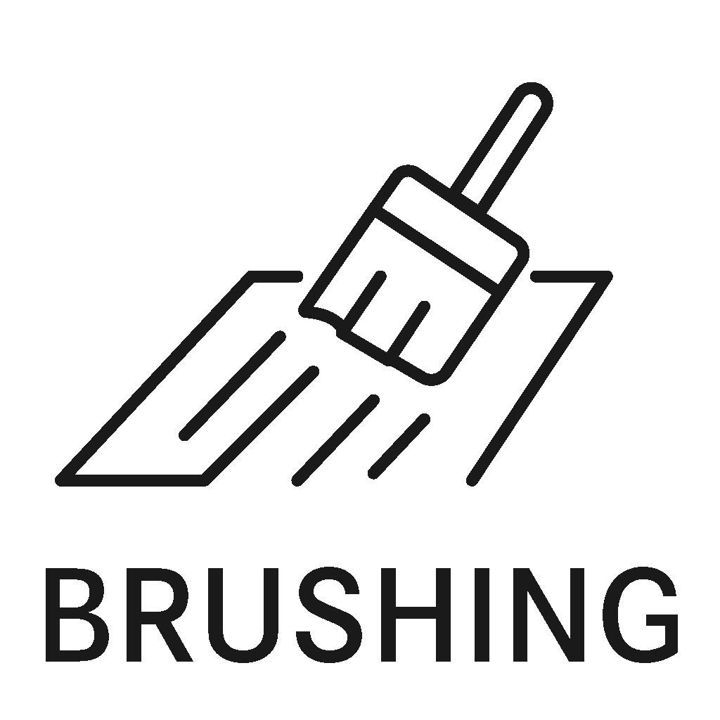 ブラッシング加工アイコン